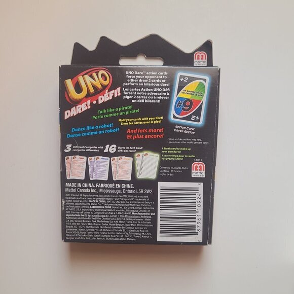 *5 for $20* Uno Dare Card Deck - Picture 2 of 2